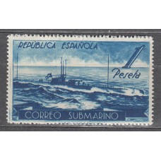 España Sueltos 1938 Edifil 775 ** Mnh Submarino