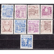 España Estado Español 1944 Edifil 974/982 ** Mnh Milenario de Castilla