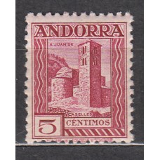 Andorra Española Sueltos 1931 Edifil 16d dentado 11½ ** Mnh