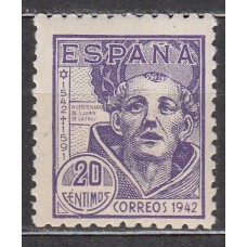España Sueltos 1942 Edifil 954 ** Mnh