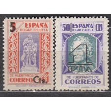 España Beneficencia 1938 Edifil 27/28 ** Mnh