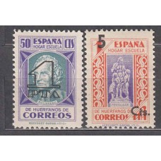 España Beneficencia 1938 Edifil 27/28 ** Mnh