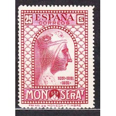España Sueltos 1931 Edifil 642 ** Mnh Montserrat
