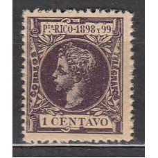 Puerto Rico Sueltos 1898 Edifil 135 ** Mnh