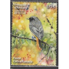 Andorra Española Correo 2023 Edifil 541 ** Mnh Fauna Aves Colirrojo Tizón