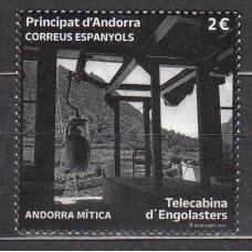Andorra Española Correo 2023 Edifil 547 ** Mnh Telecabina de engolasters
