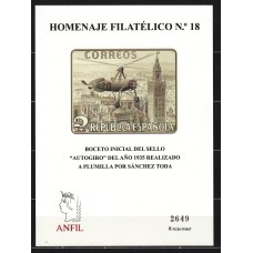 España II Centenario Homenajes Filatélicos Edifil 18