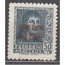 España Sueltos 1938 Edifil 845 Fernando el Católico usado