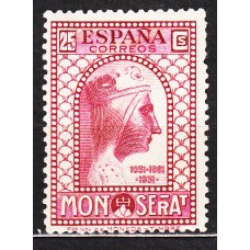 España Sueltos 1931 Edifil 642 * Mh - Montserrat