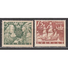 Suecia Correo 1938 Yvert 249b/50b ** Mnh