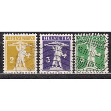 Suiza - Correo 1910 Yvert 134/6 usado