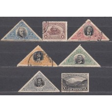 Ecuador Correo 1908 Yvert 155/61 usado Trenes