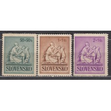 Eslovaquia - Correo 1941 Yvert 61/63 ** Mnh