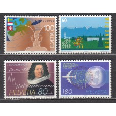 Suiza - Correo 1994 Yvert 1445/48 ** Mnh Aniversarios