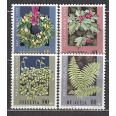 Suiza - Correo 1993 Yvert 1440/43 ** Mnh Sellos de Navidad