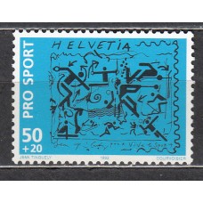 Suiza - Correo 1992 Yvert 1410 ** Mnh Deportes