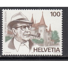 Suiza - Correo 1994 Yvert 1463 ** Mnh Georges Simenon - Personaje