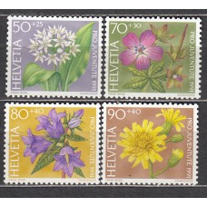 Suiza - Correo 1991 Yvert 1383/86 ** Mnh Flora