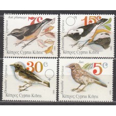 Chipre - Correo 1991 Yvert 772/75 ** Mnh Fauna - Aves