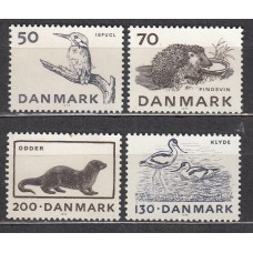 Dinamarca - Correo 1975 Yvert 608/11 ** Mnh Fauna - Aves