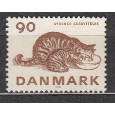 Dinamarca - Correo 1975 Yvert 612 ** Mnh Fauna - Gatos