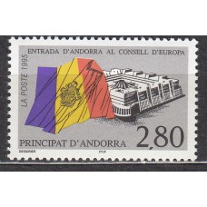 Andorra Francesa Correo 1995 Yvert 466 ** Mnh  Bandera