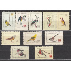 Rumania Aereo Yvert 91/100 ** Mnh Fauna - Aves