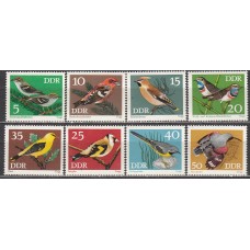 Alemania Oriental Correo 1973 Yvert 1531/38 ** Mnh Fauna - Aves