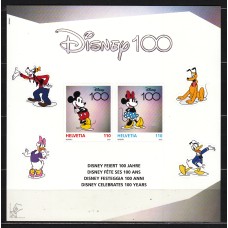 Suiza Correo 2023 ** Mnh  Disney 100 Años