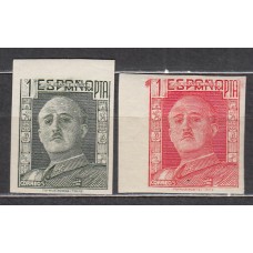 España Variedades 1946  NE 1001FN/Fna ** Mnh  Fantasias sin dentar