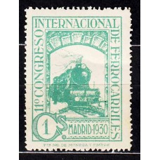 España Sueltos 1930 Edifil 469 ** Mnh Ferrocarriles