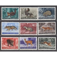 Yugoslavia Correo 1960 Yvert 818/26 ** Mnh Fauna