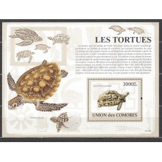 Comores - Hojas Yvert 164 ** Mnh Fauna - Tortugas