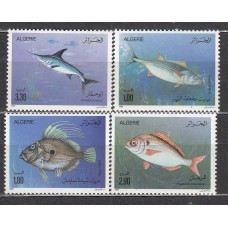 Argelia Correo Yvert 961/64 ** Mnh Fauna - Peces