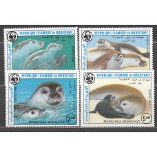 Mauritania Correo Yvert 575/578 ** Mnh Fauna - Focas