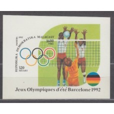 Madagascar - Hojas Yvert 77 ** Mnh Deportes - Barcelona 92