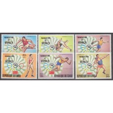 Tchad Correo Yvert 278/81+Aereo 141/42 ** Mnh Deportes