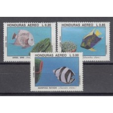 Honduras Aereo 1995 Yvert 851/53 ** Mnh Fauna Marina - Peces