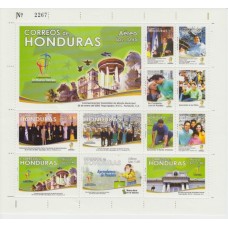 Honduras Aereo 2002 Yvert 1100/10 ** Mnh 