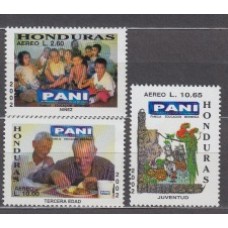 Honduras Aereo 2002 Yvert 1114/16 ** Mnh 