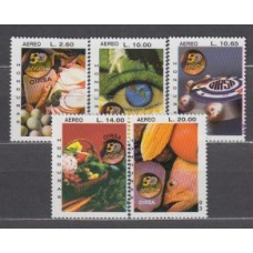 Honduras Aereo 2003 Yvert 1150/54 ** Mnh 