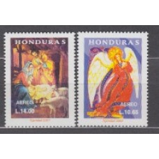 Honduras Aereo 2003 Yvert 1170/1 ** Mnh Navidad