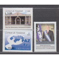 Honduras Aereo 2009 Yvert 1343/45 ** Mnh 