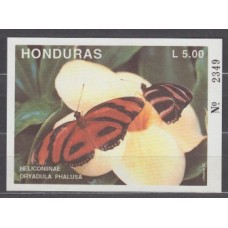 Honduras Hojas Yvert 48 ** Mnh Fauna - Mariposas