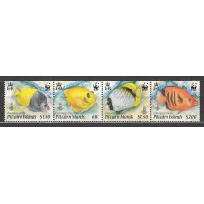 Pitcairn - Correo Yvert 735/38 ** Mnh Fauna - Peces