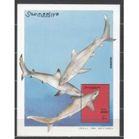 Somalia - Hojas Yvert 100 ** Mnh Fauna Marina - Tiburones