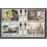 Tema Europa 1990 Guernsey Yvert 485/88 ** Mnh 