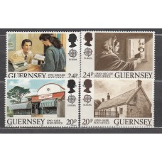 Tema Europa 1990 Guernsey Yvert 485/88 ** Mnh 