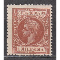 Cuba Sueltos 1898 Edifil 154 ** Mnh