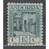 Andorra Española Sueltos 1935 Edifil 30 * Mh